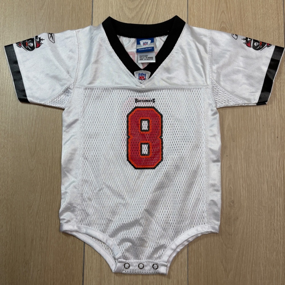 Reebok NFL Tampa Bay Buccaneers Brian Griese 8 Jersey Bodysuit White 24 Months
